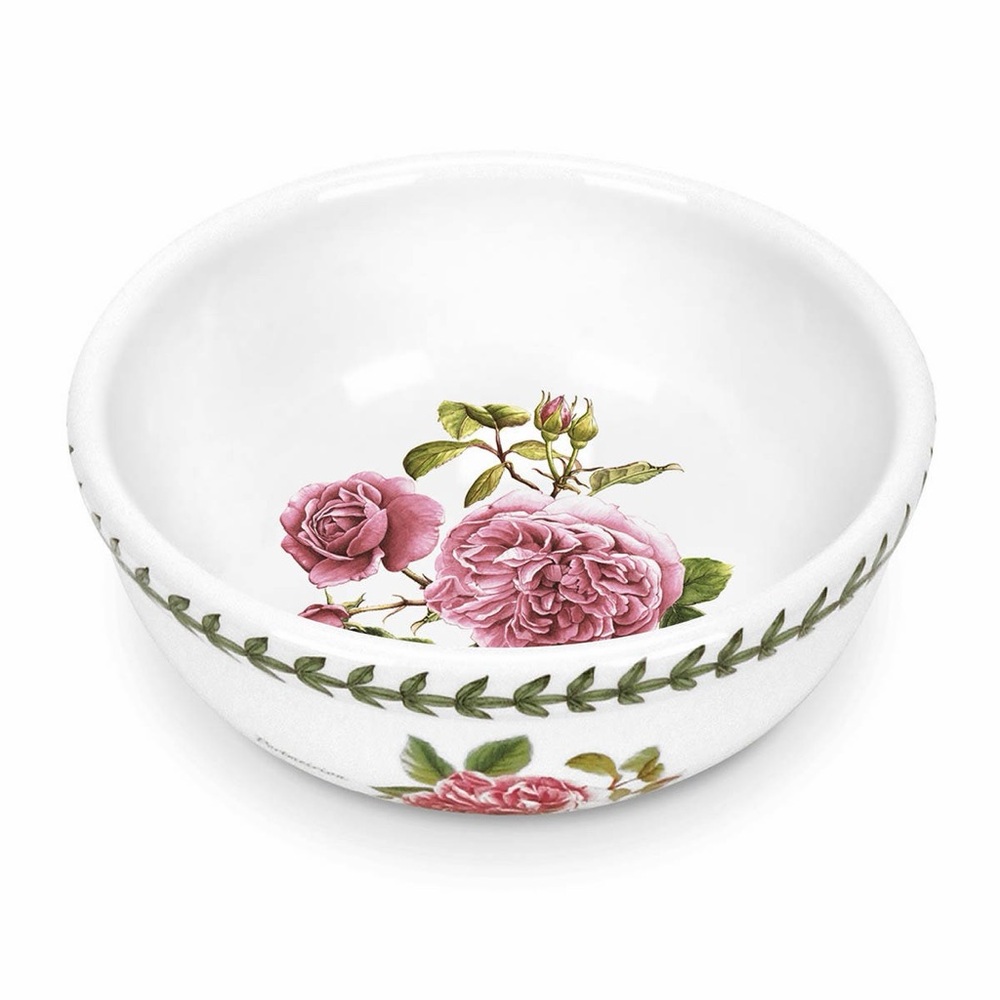 Portmeirion Botanic Roses 5.5 Inch Fruit Salad Bowl - Assorted Rose Motif